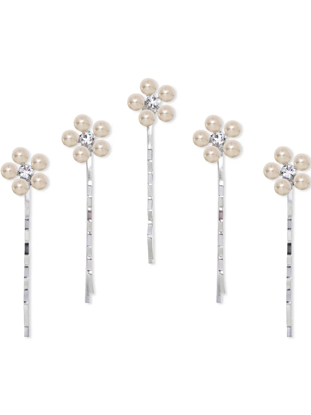 Jennifer Behr Zaya Bobby Pins (set Of Five) In Silver