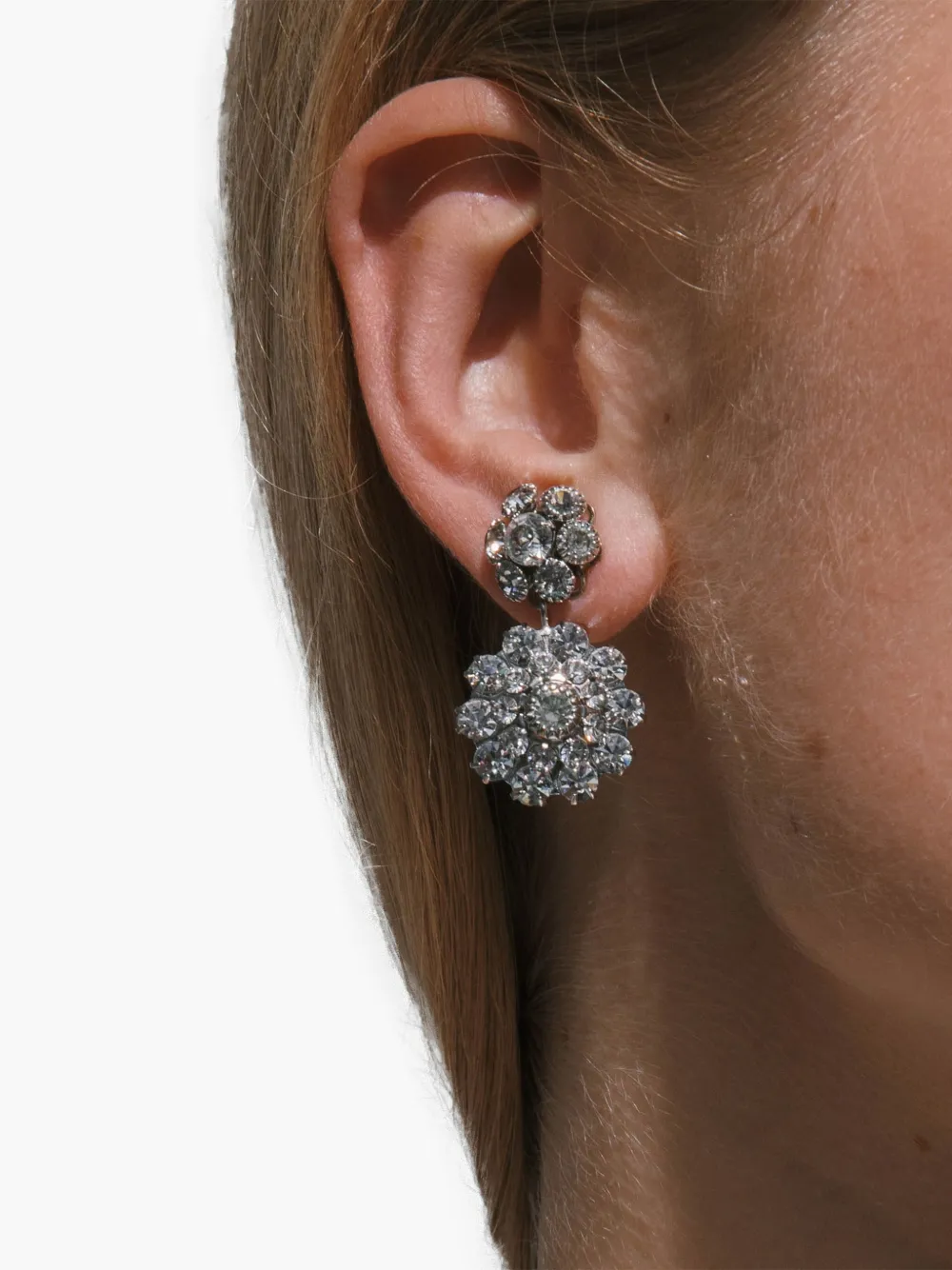 Jennifer Behr Karina earrings - Wit