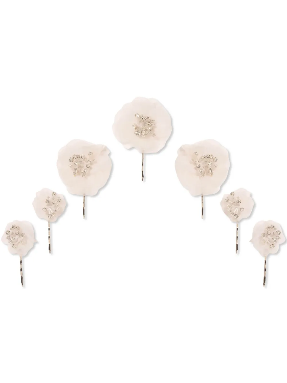 Jennifer Behr Chantrell Bobby Pin (set Of Seven) In Neutrals
