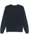 RRD washed-effect crew-neck sweater - Blue
