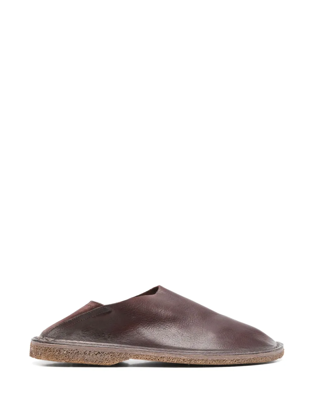 Moma leather slippers Brown