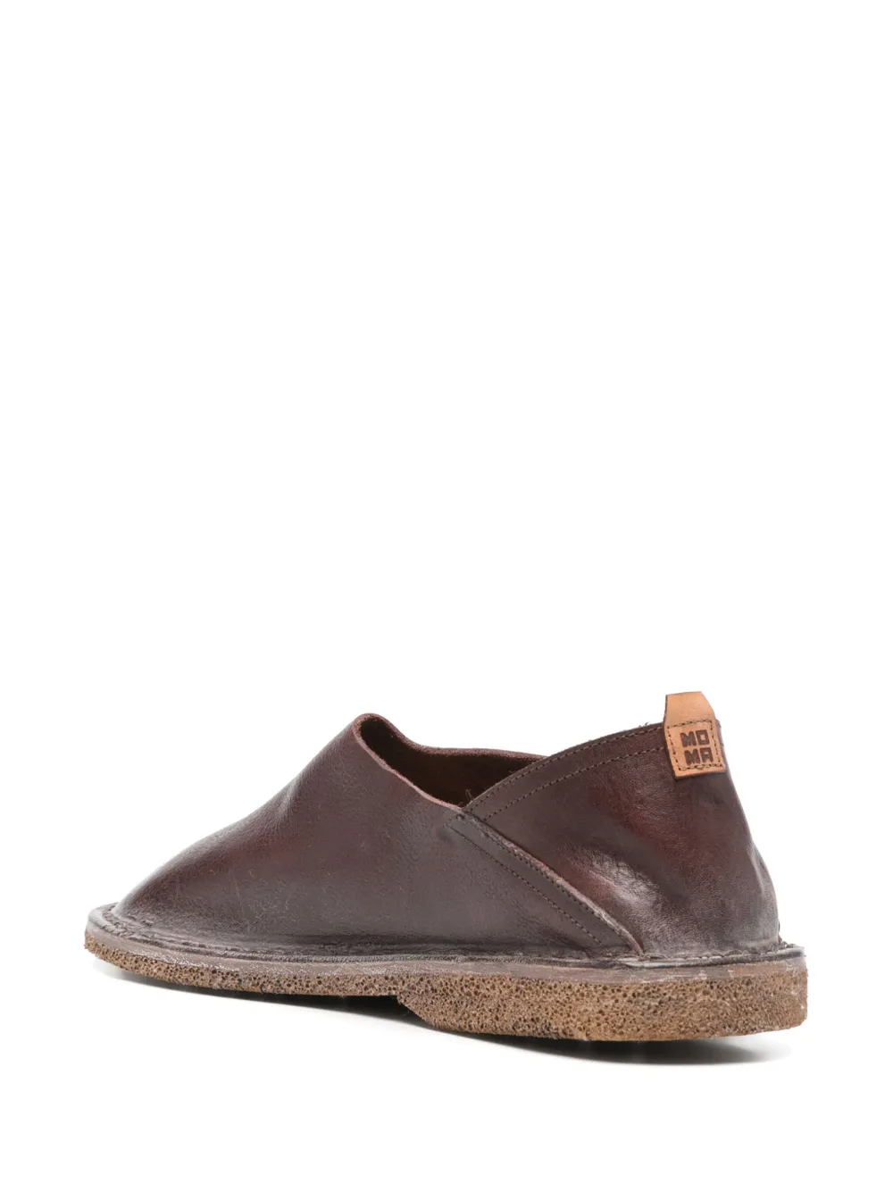 Moma leather slippers Brown