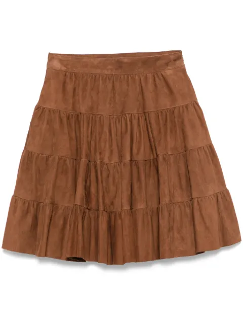 Ermanno Scervino falda corta de gamuza