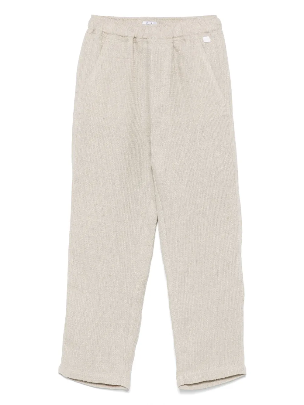 Il Gufo linen waffle trousers | Neutrals | Image 1