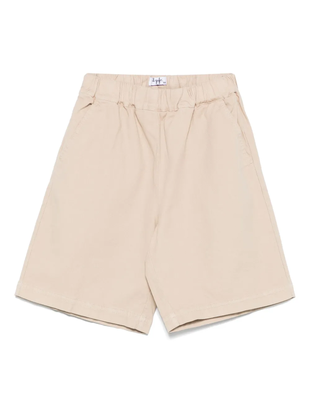 Il Gufo Canvas bermuda shorts Beige