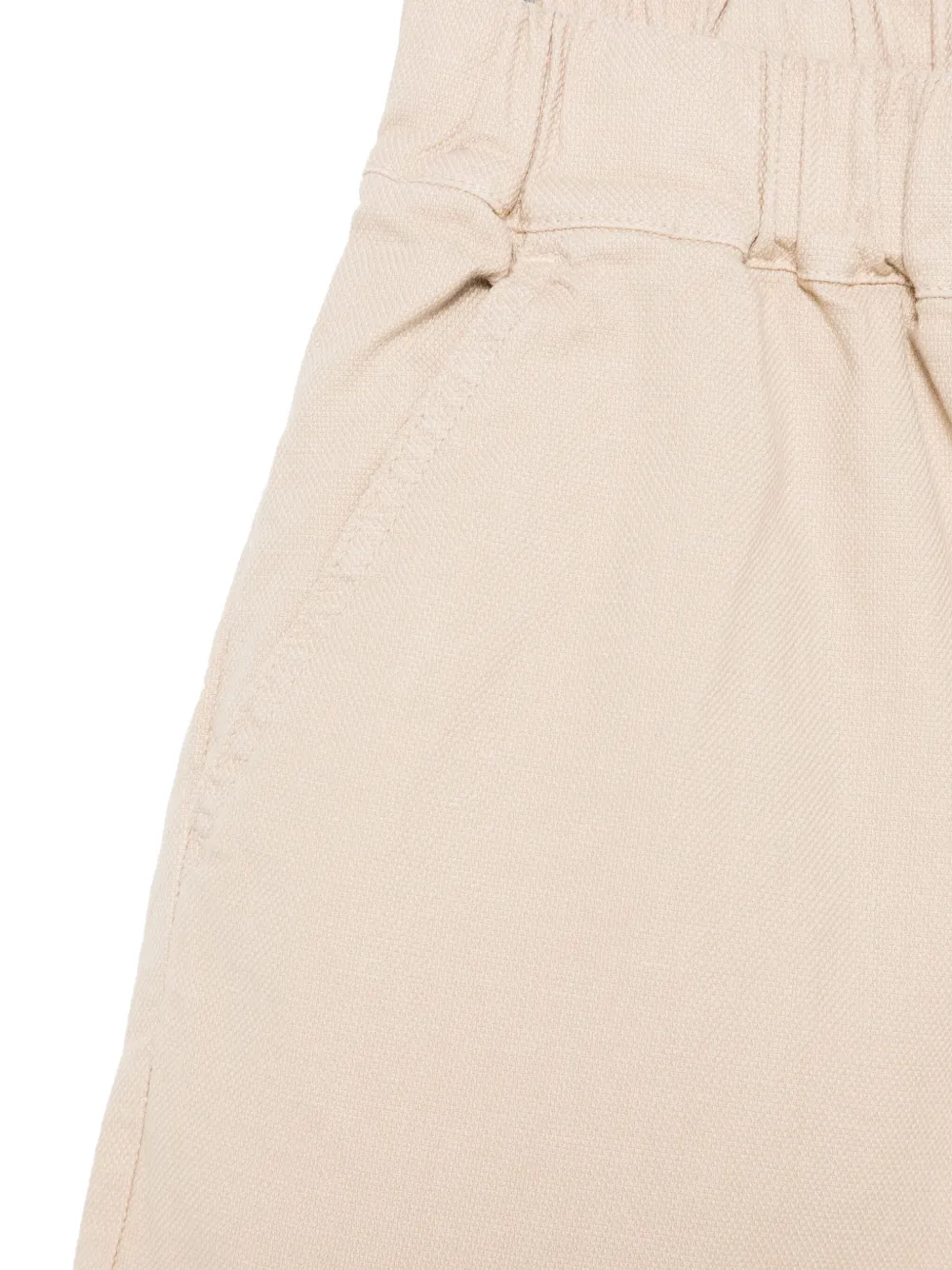 Il Gufo Canvas bermuda shorts Beige