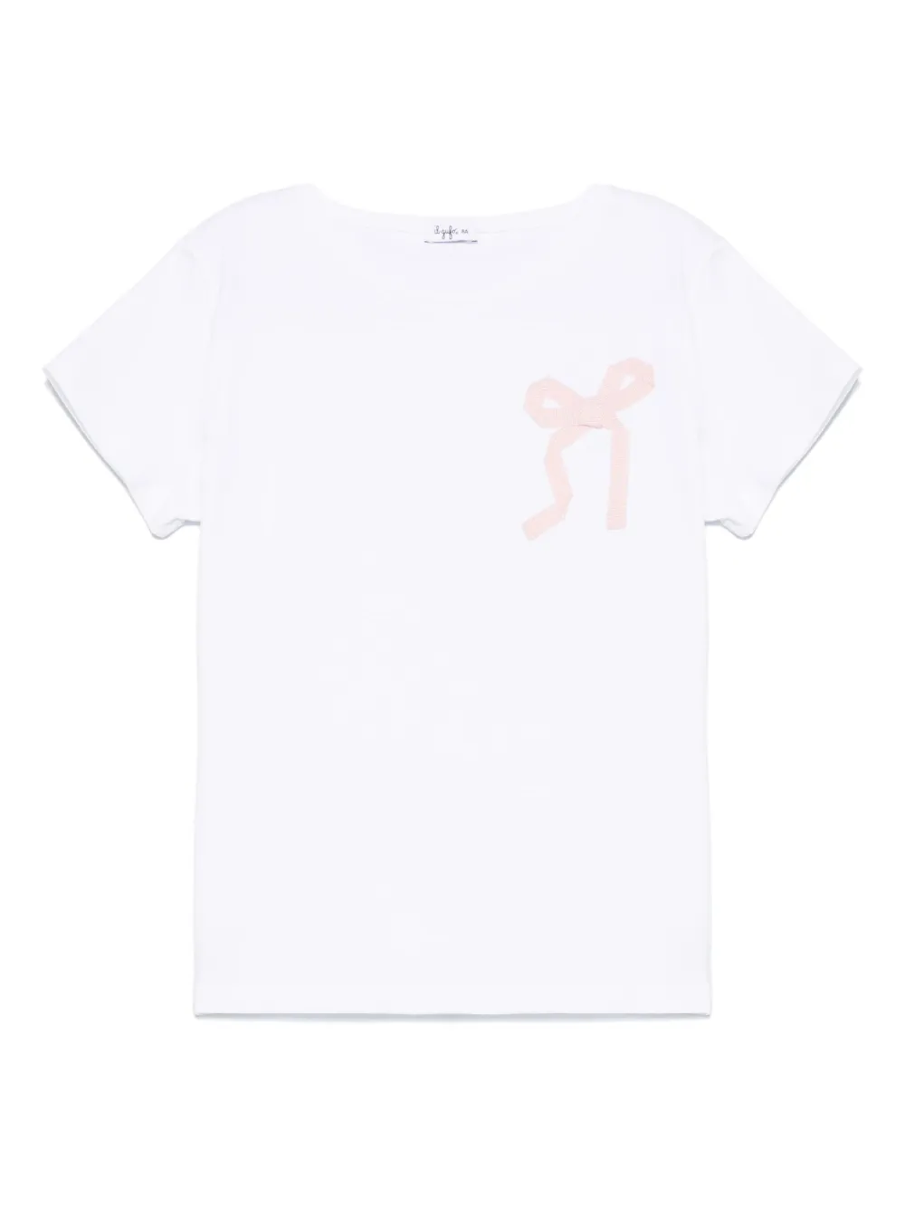 Il Gufo playera con detalle de moño | blanco | Image 1