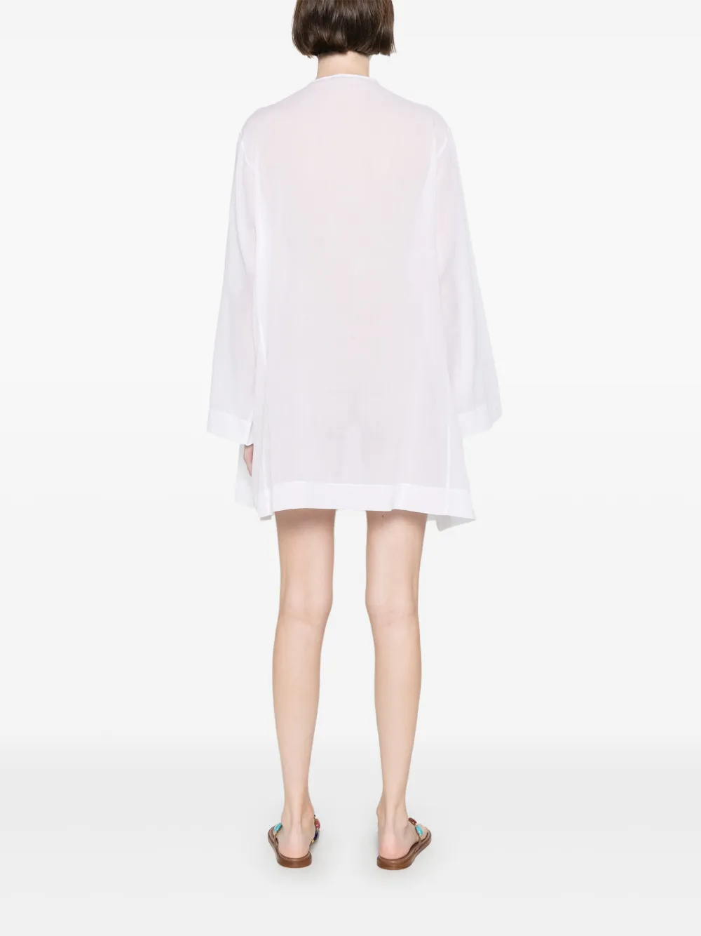 Ermanno Scervino Mini-jurk met patch-detail Wit