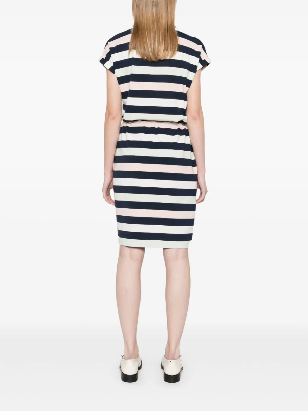 BARBOUR MARLOES STRIPE MIDI DRESS 
