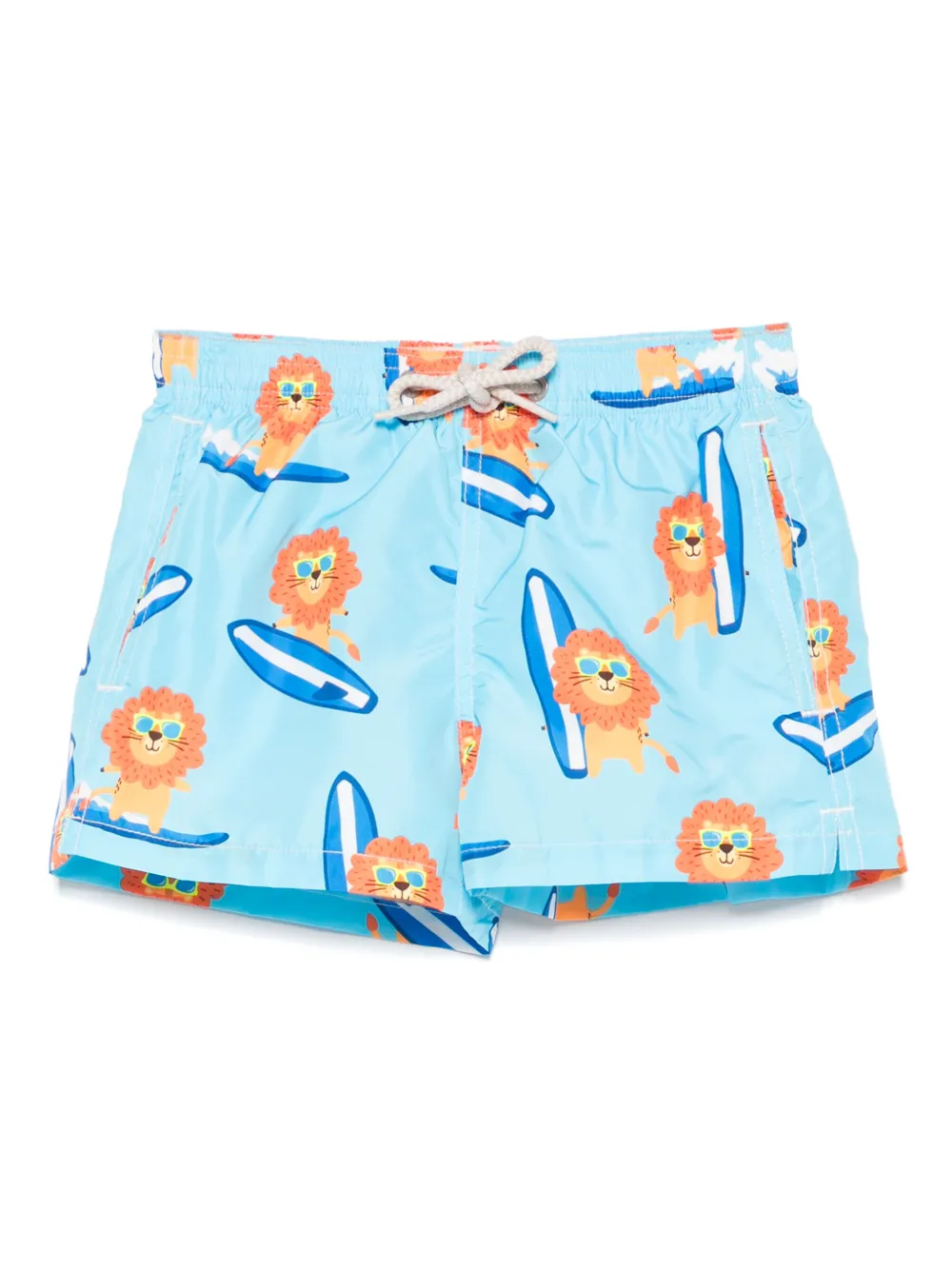 MC2 Saint Barth Kids shorts de playa Jean Lightning | azul | Image 1