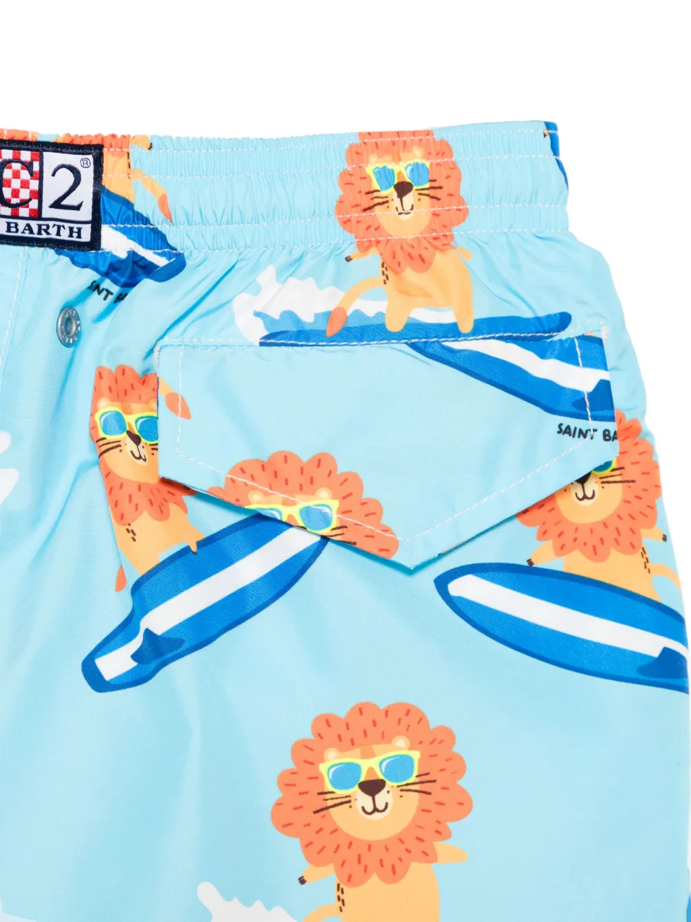 MC2 Saint Barth Kids shorts de playa Jean Lightning | Trajes de baño y shorts de playa | Image 2