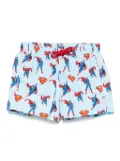 MC2 Saint Barth Kids Jean Lighting swim shorts - Blue
