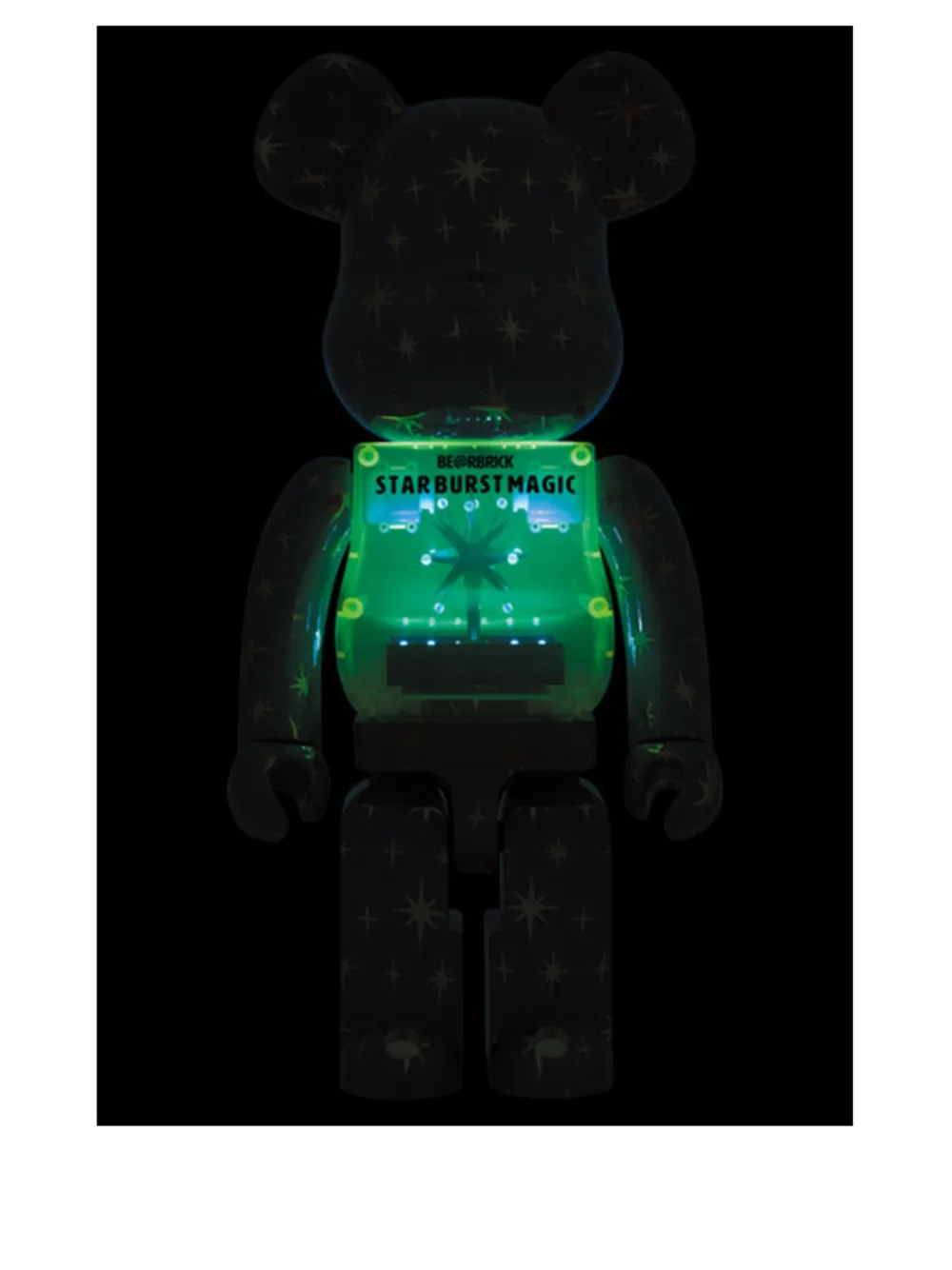Medicom Toy Star Burst Magic Figurine In Green