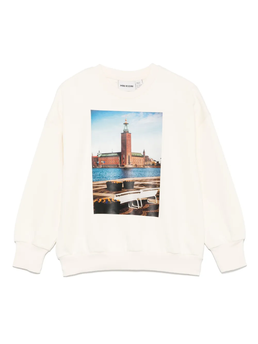 Mini Rodini City Hall sweater Beige