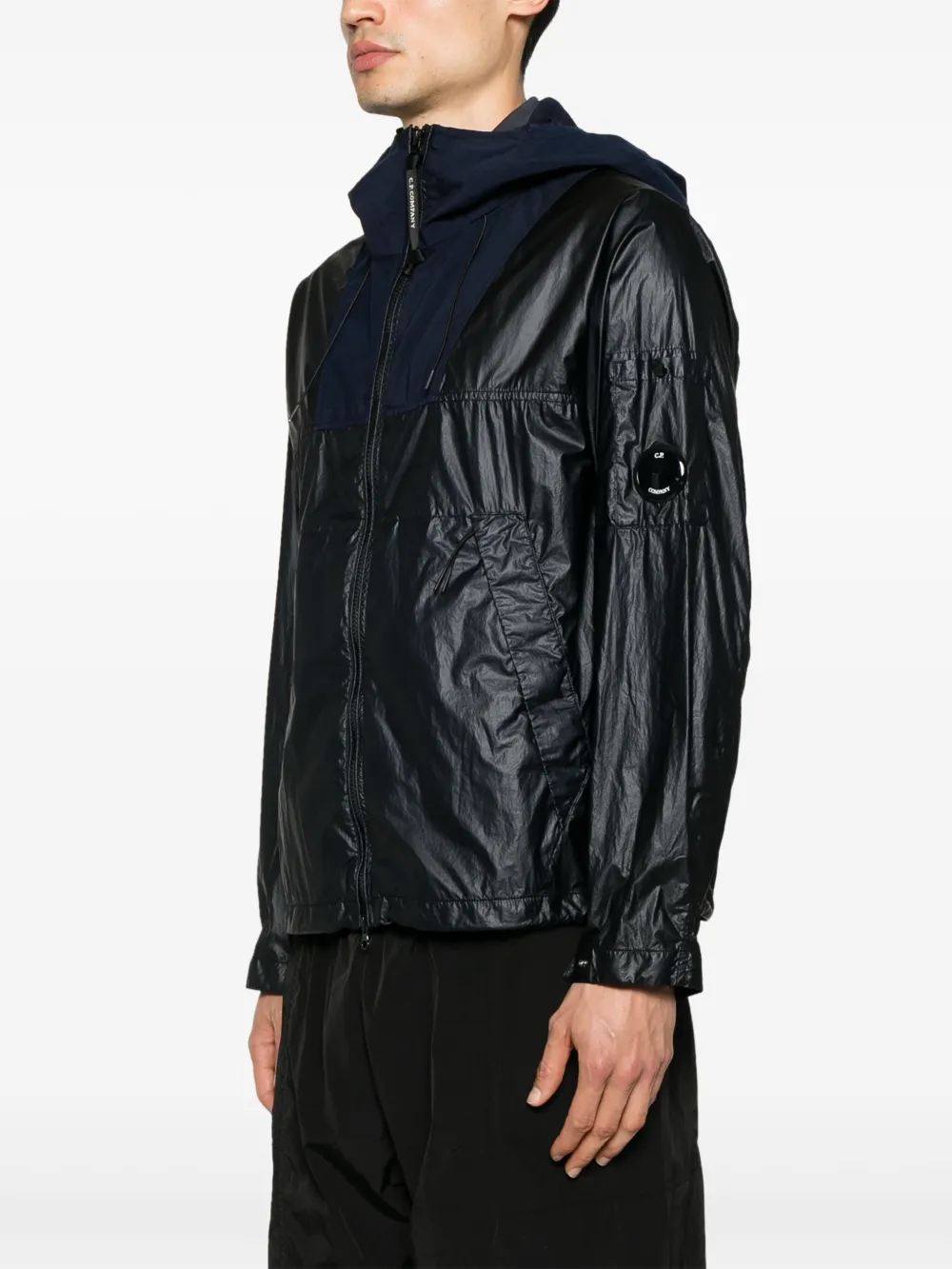 C.P. Company Jack met capuchon Blauw