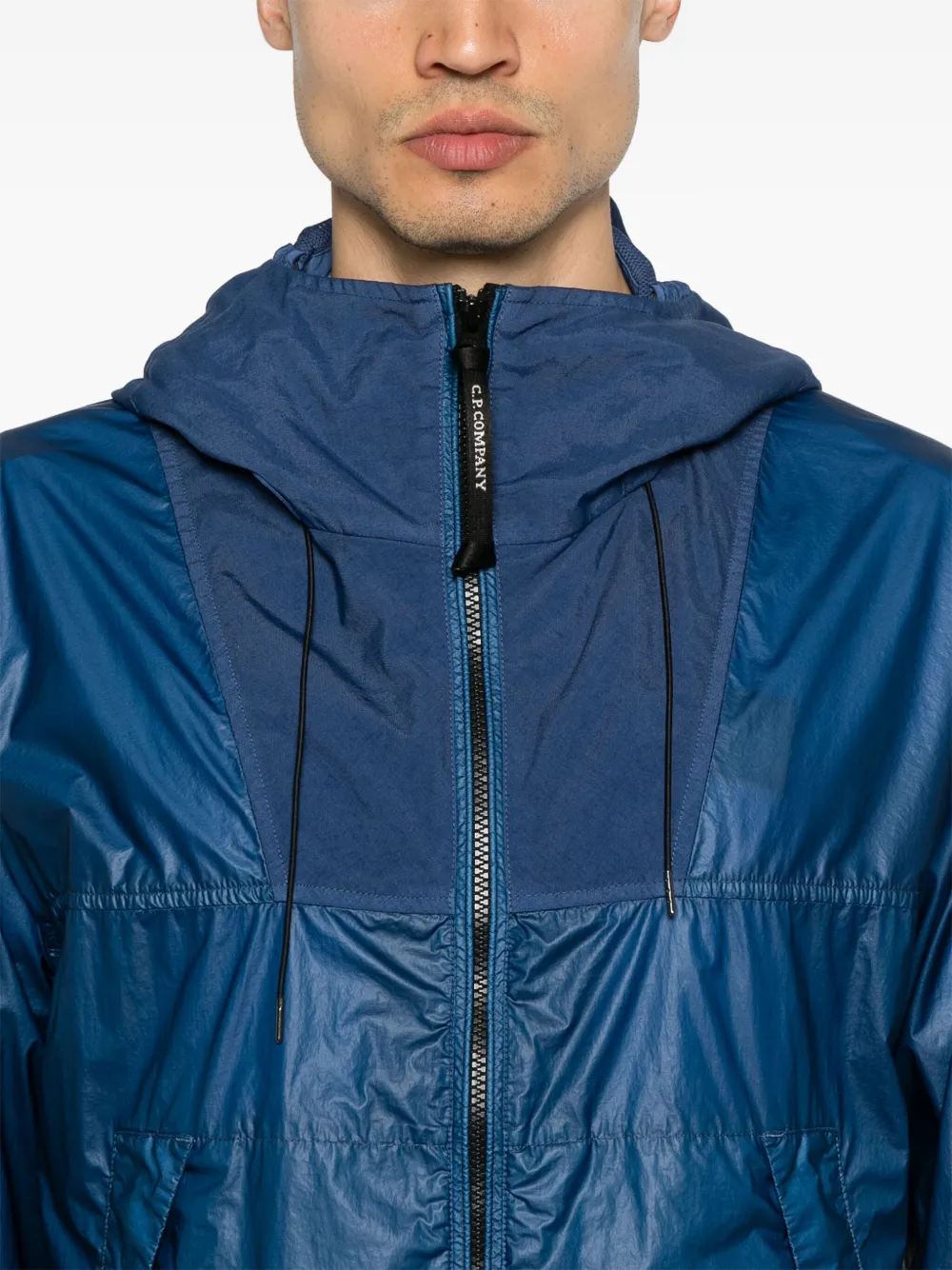 C.P. Company Jack met capuchon Blauw