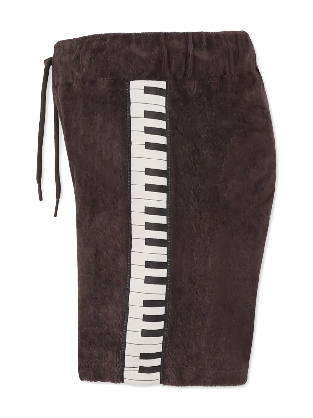 Shop Mini Rodini Piano-print Shorts In Black