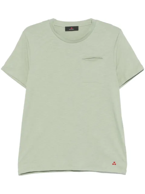 Peuterey slub-textured chest-pocket T-shirt