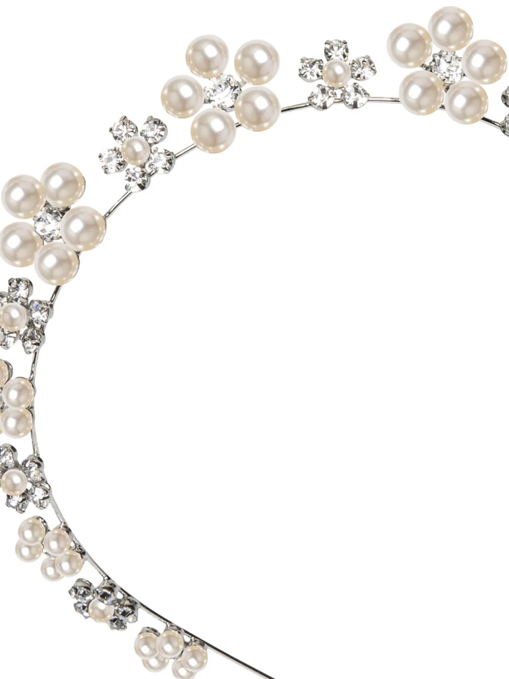 Jennifer Behr Zaya tiara Zilver