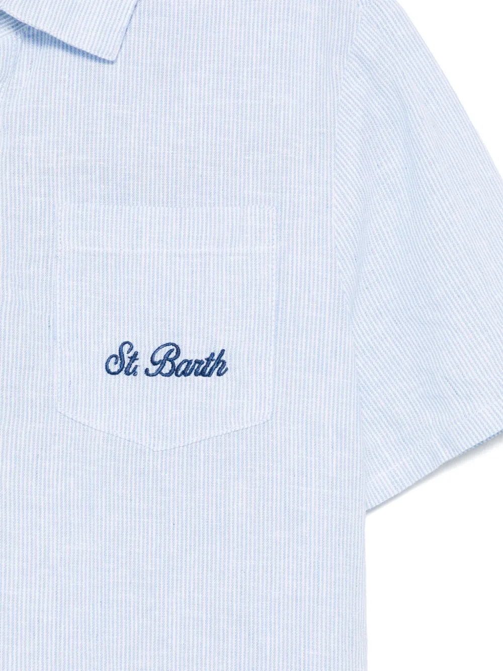 MC2 Saint Barth Kids Madeira shirt Blauw