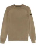 RRD washed-effect crew-neck sweater - Brown