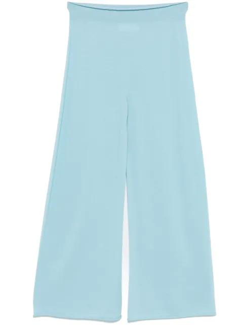 Vanisè pantalones palazzo de tejido fino