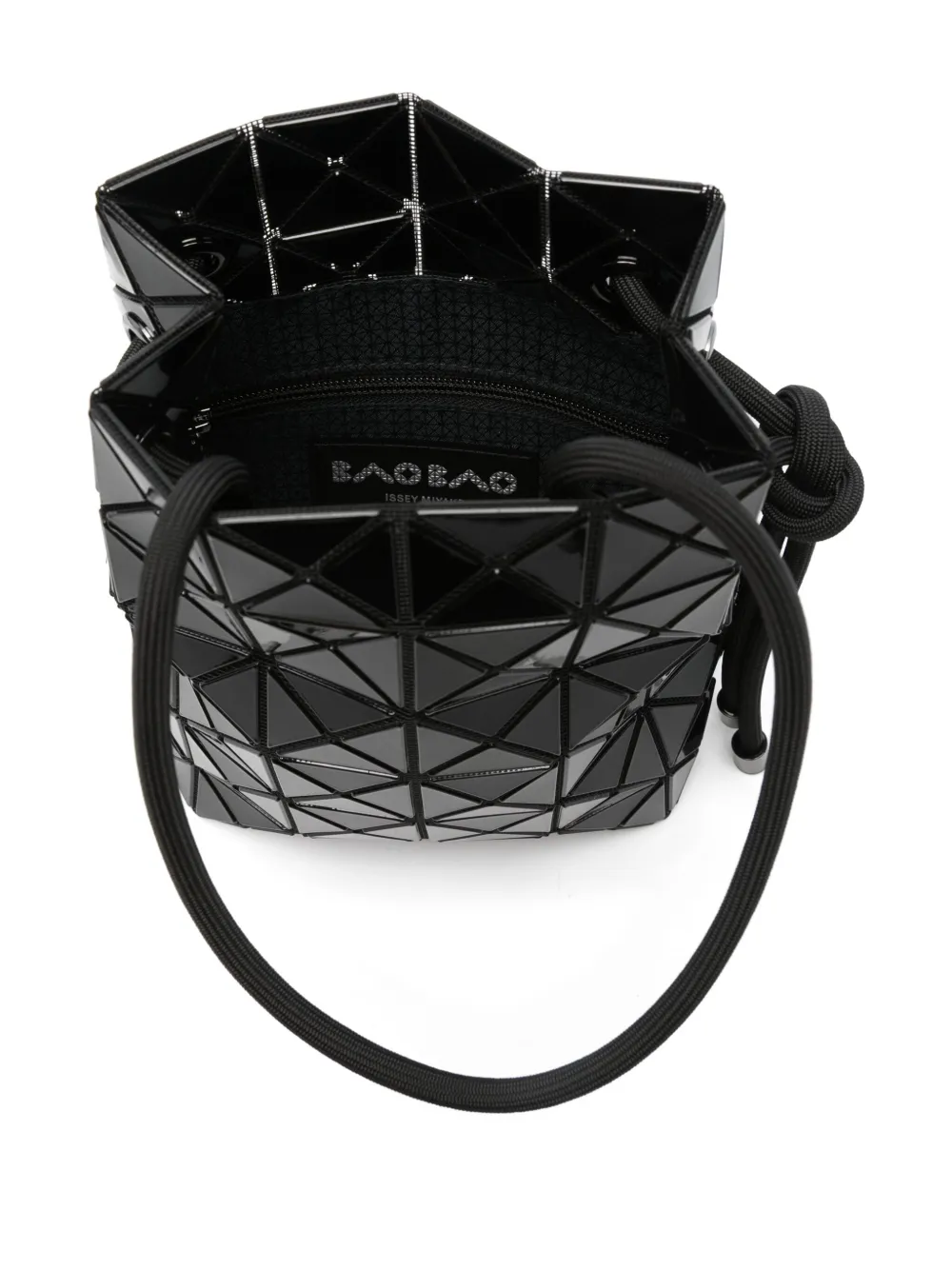 Bao Issey Miyake Bucket-tas met geometrisch patroon Zwart