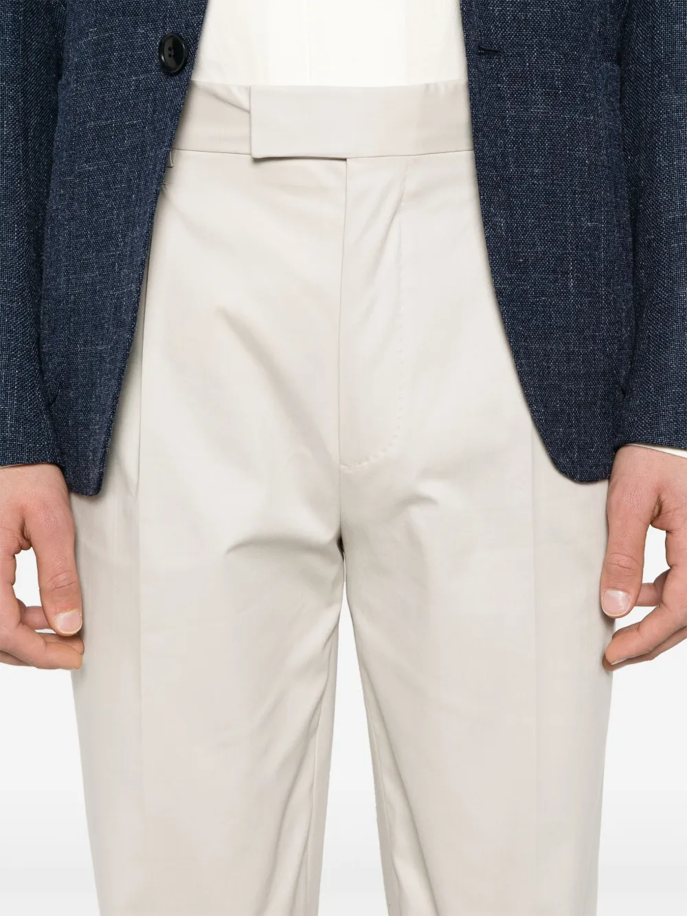 Zegna Broek met toelopende pijpen Beige
