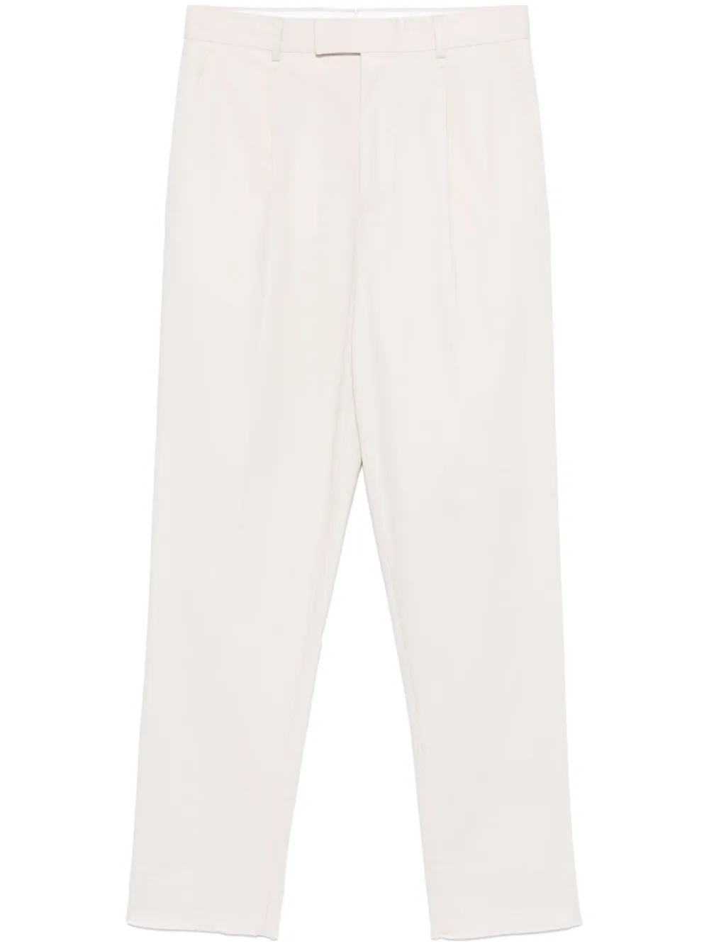 Zegna tapered trousers | Neutrals | Image 1