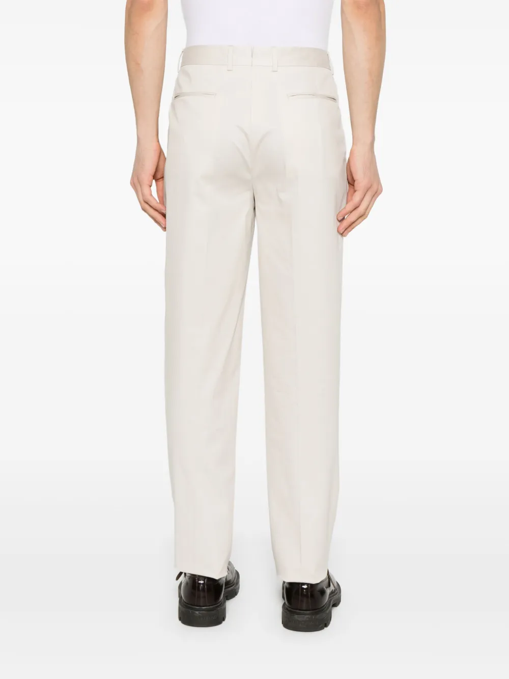 Zegna Broek met toelopende pijpen Beige