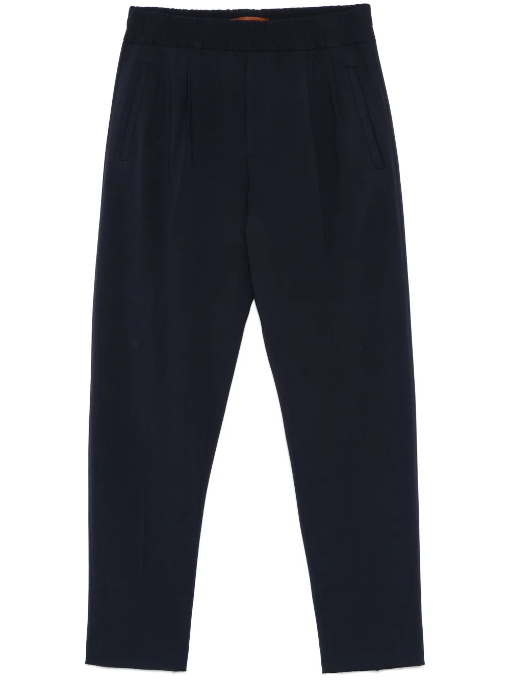 Zegna pressed-crease trousers | Blue | Image 1