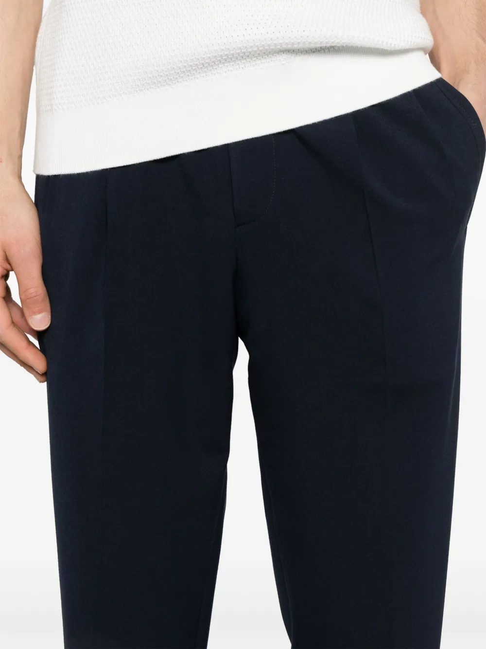 Zegna Plooibroek Blauw