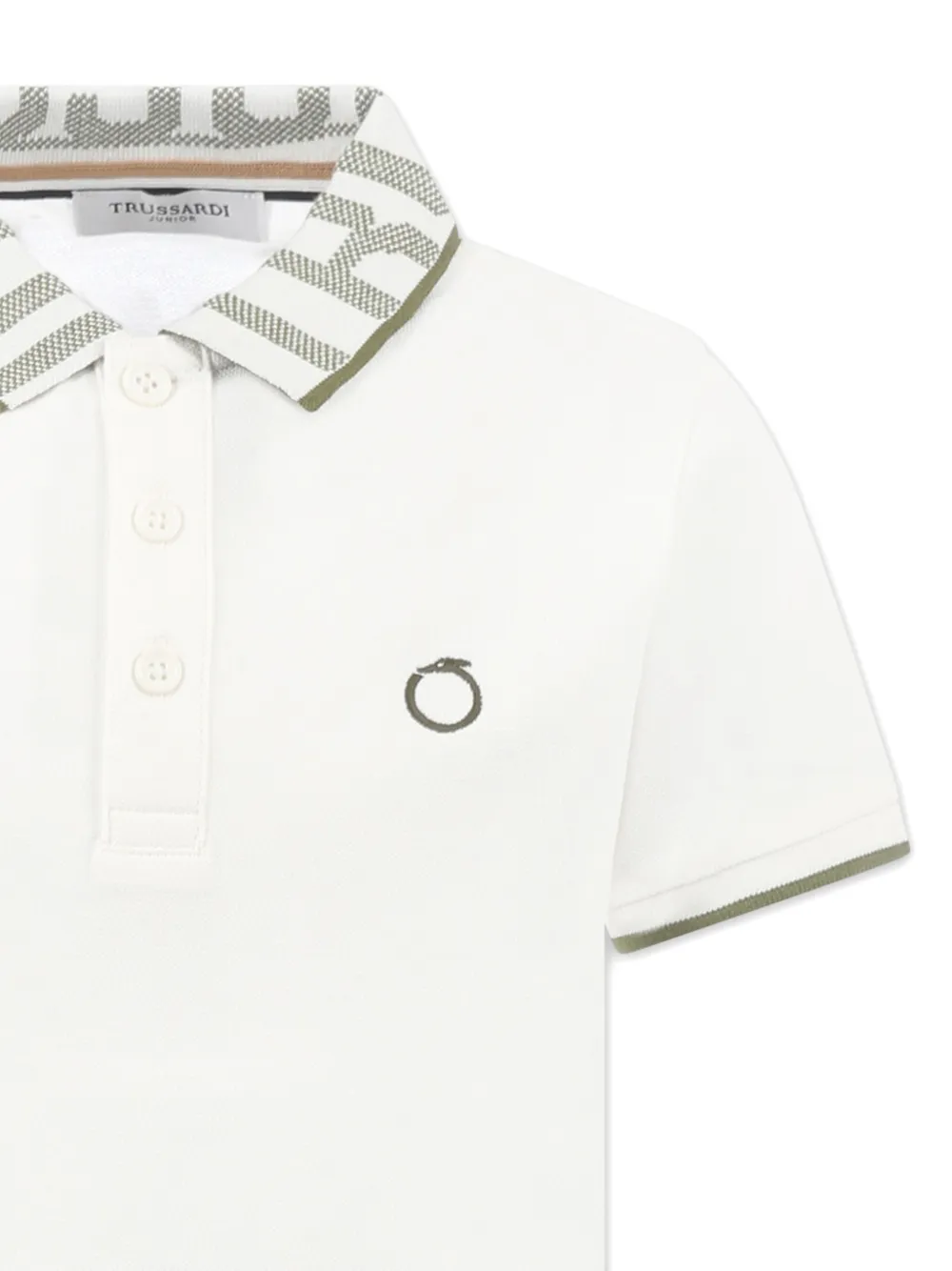 TRUSSARDI JUNIOR Katoenen poloshirt Wit
