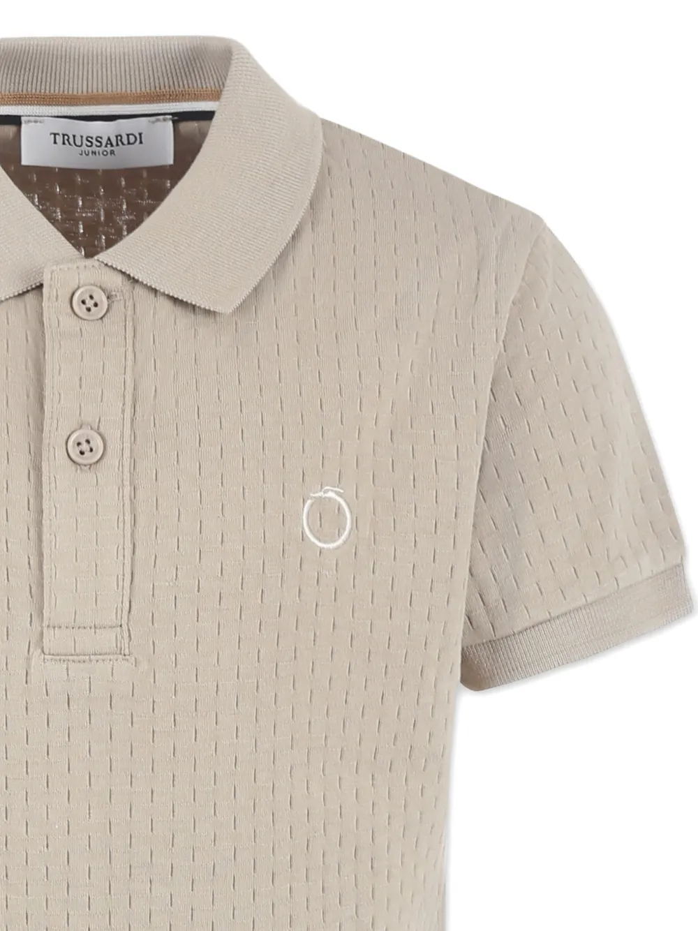 TRUSSARDI JUNIOR Katoenen poloshirt Beige