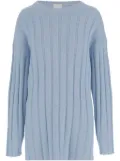 Allude ribbed sweater - Blue