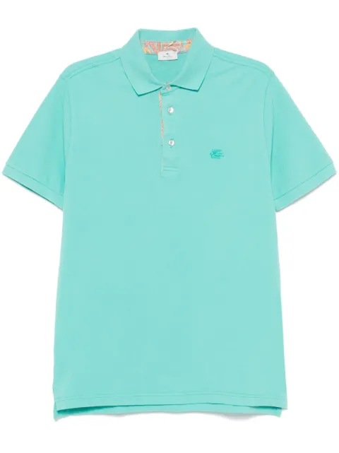 ETRO Pegaso-embroidered polo shirt