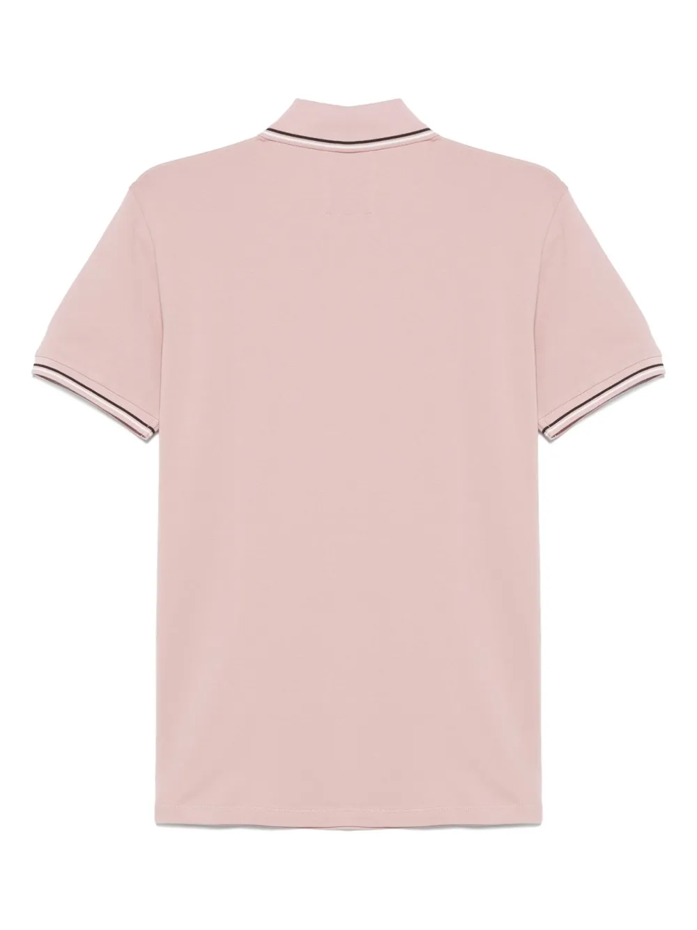 Emporio Armani Poloshirt met gestreepte afwerking - Roze