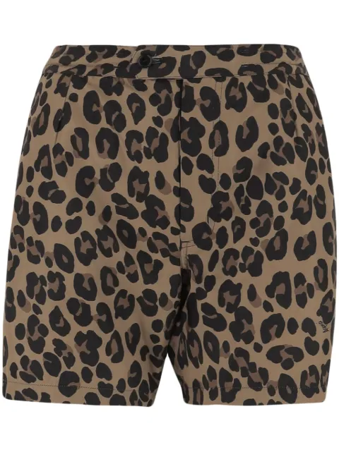 ASPESI bermudas con estampado de leopardo