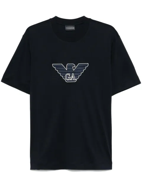 Emporio Armani logo-patch T-shirt