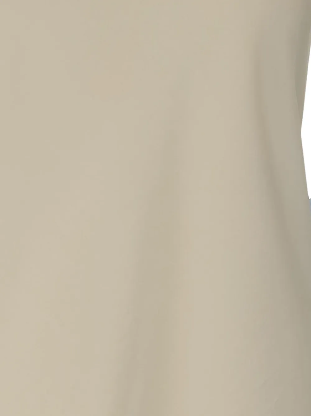 Giorgio Armani Lang gilet met diepe ronde hals Beige