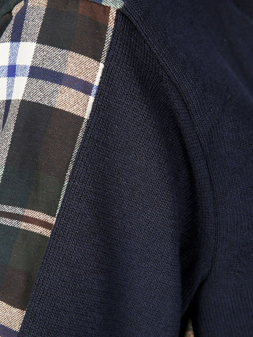  Sacai Layered Jumper - Blue 