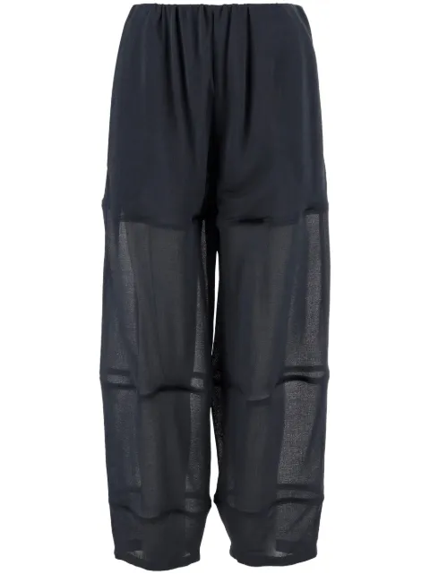 Giorgio Armani pantalones traslúcidos