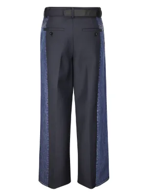 【関税&送料込】Sacai Black Wool Wide-Leg Pant 関税&送料込】Sacai Black Wool Wide-Leg Pant (sacai/パンツ