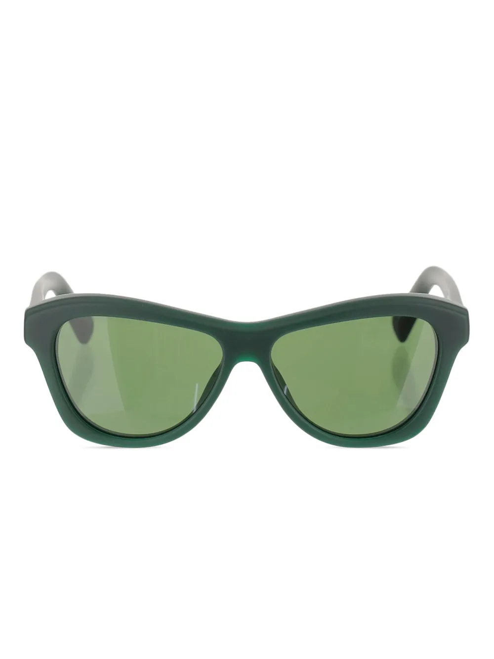 Jacquemus geometric-frame sunglasses | Green | Image 1