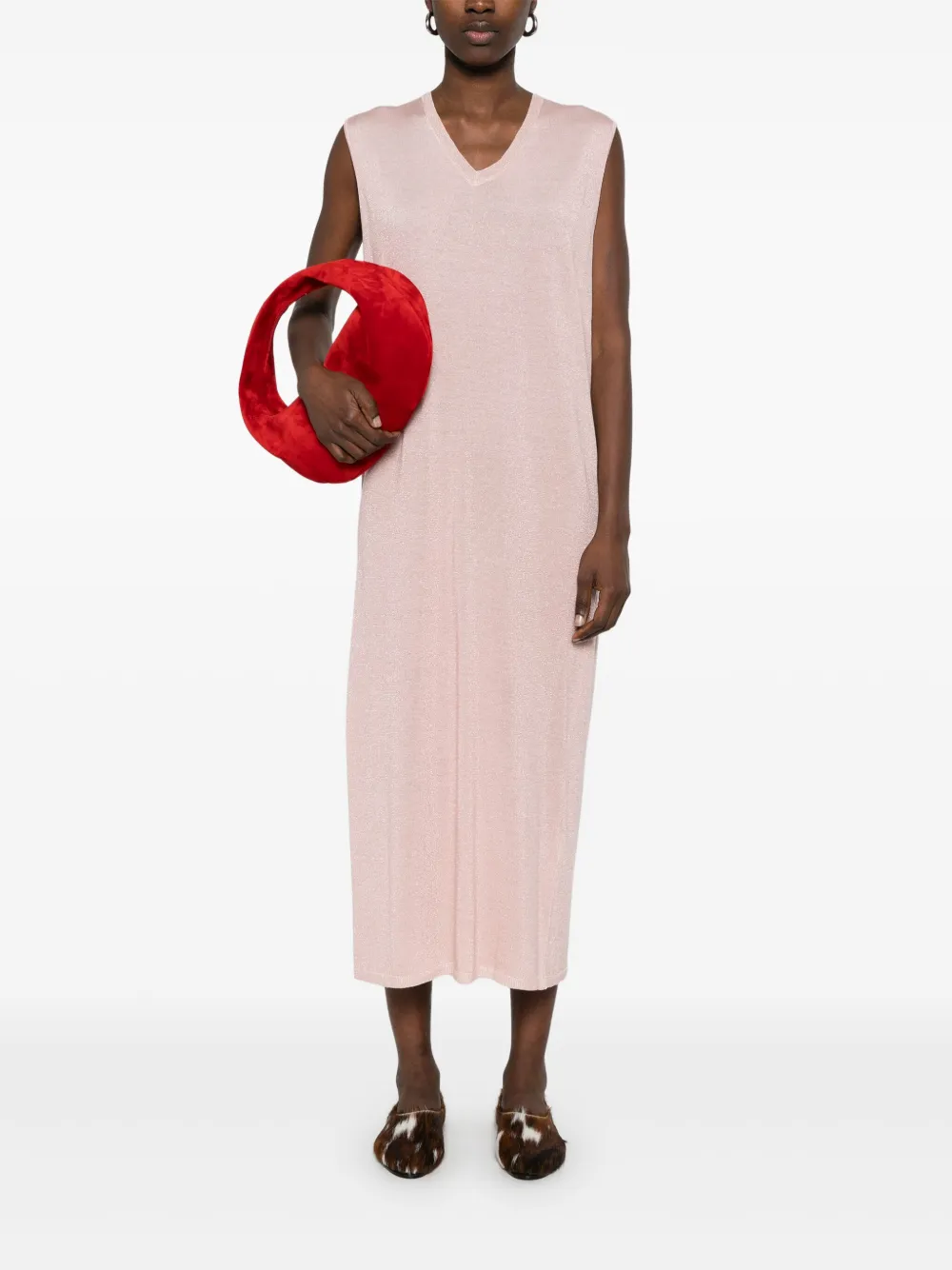 Absolut cashmere Melanie zijden midi-jurk - Roze
