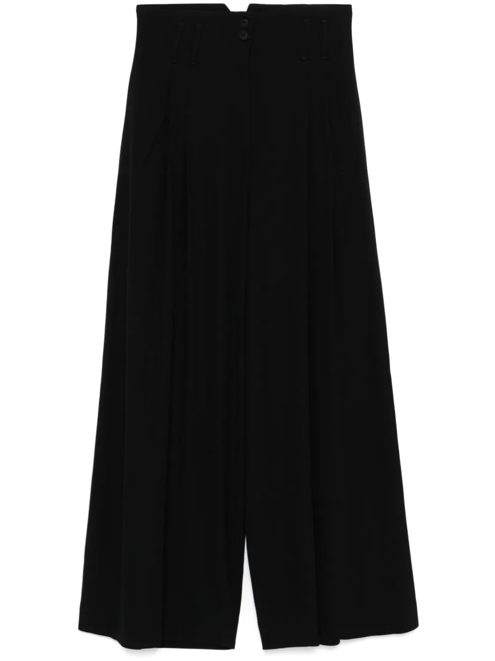 pleat-detailed trousers