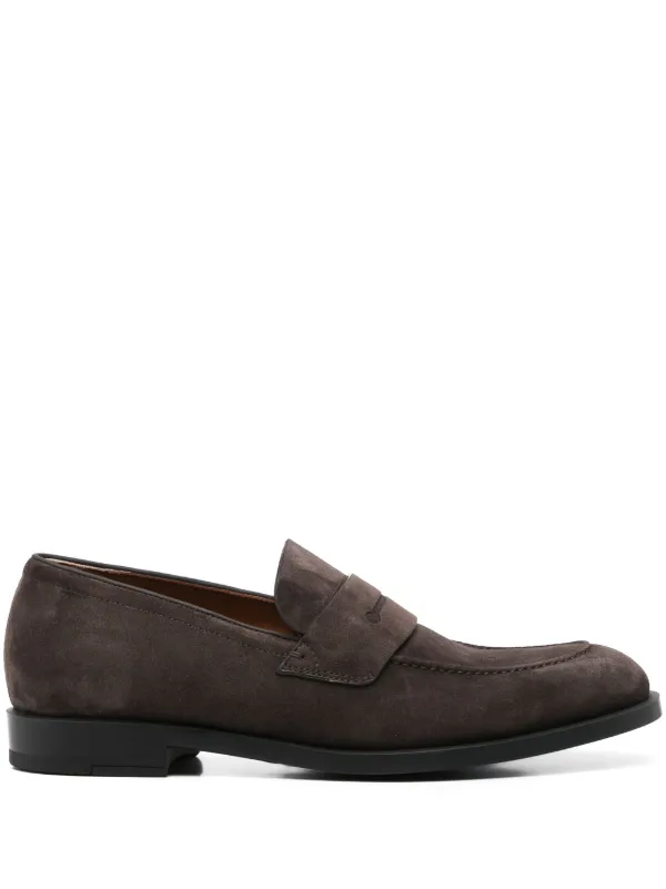 Zegna Suede Loafers | Brown | FARFETCH display picture 3