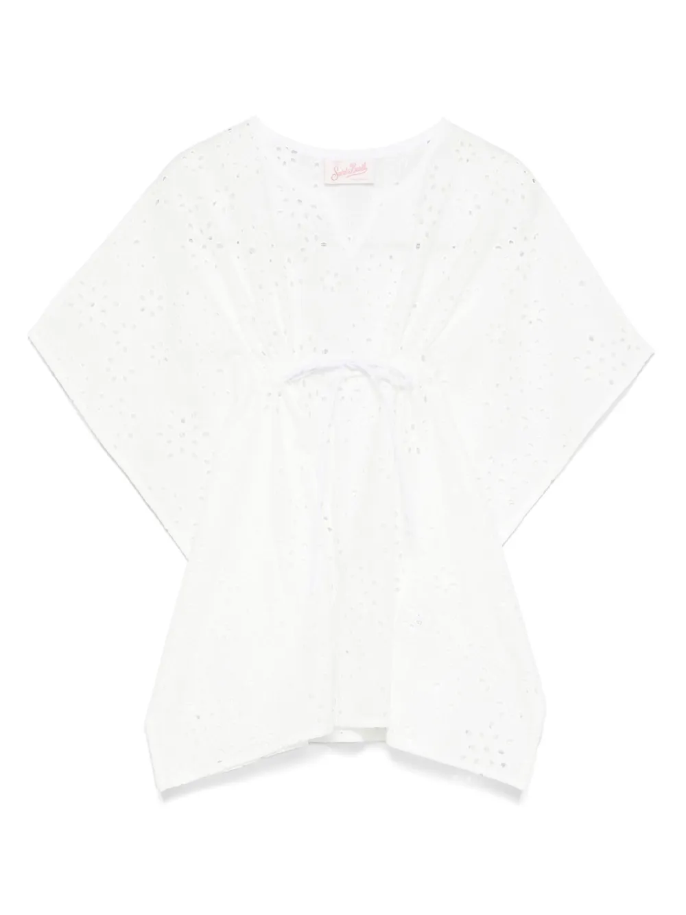 MC2 Saint Barth Kids Kate ワンピース - ホワイト MC2 Saint Barth Kids Kate ワンピース - ホワイト