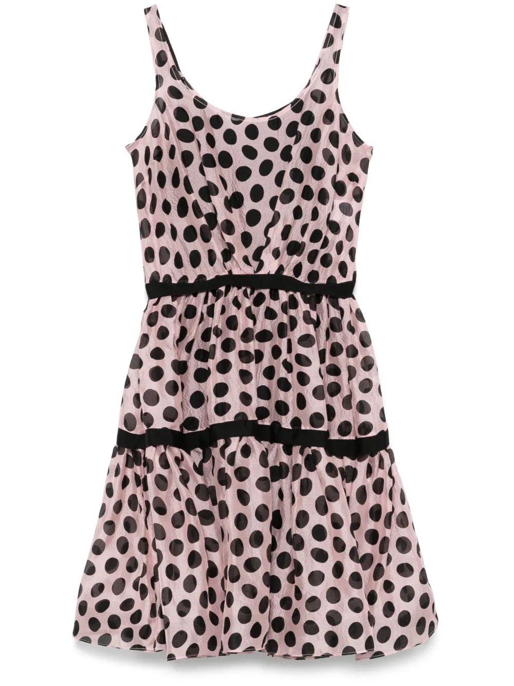 Nina Ricci Mini-jurk met stippen Roze