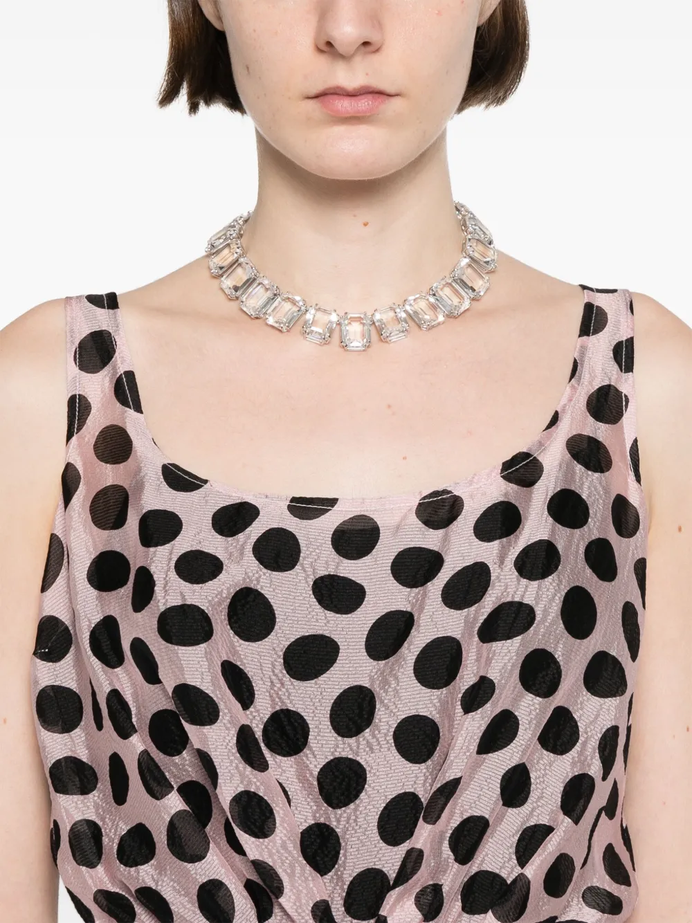 Nina Ricci Mini-jurk met stippen Roze